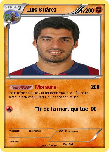 Pokemon Luis Suárez