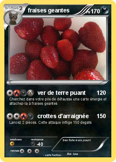Pokemon fraises geantes