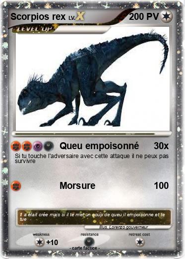 Pokemon Scorpios rex