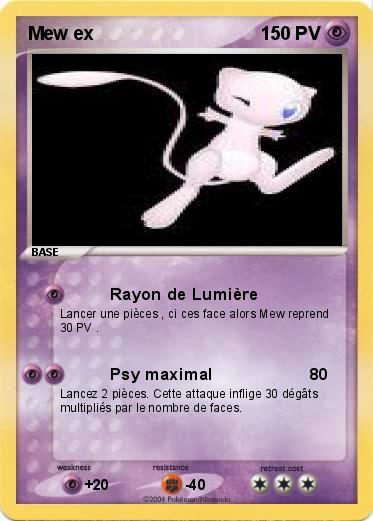 Pokemon Mew ex