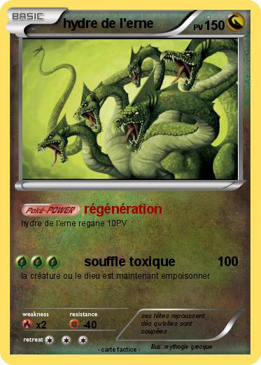 Pokemon hydre de l'erne