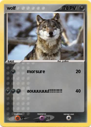 Pokemon wolf