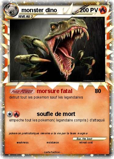 Pokemon monster dino