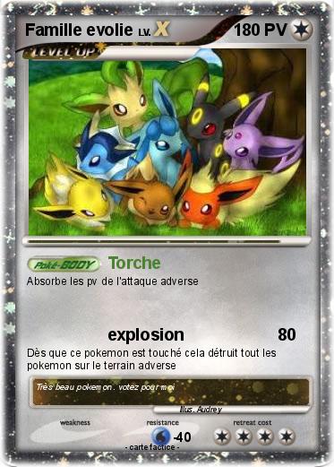 Pokemon Famille evolie