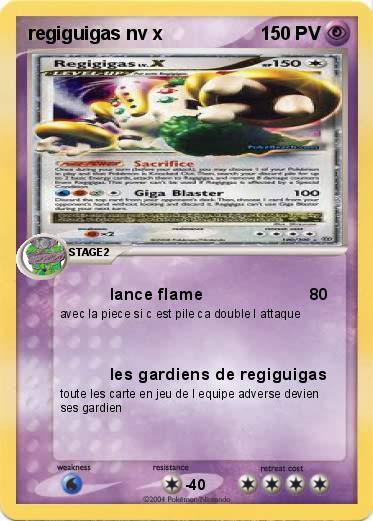 Pokemon regiguigas nv x