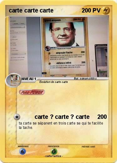 Pokemon carte carte carte