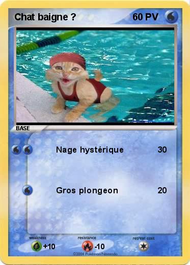 Pokemon Chat baigne ?