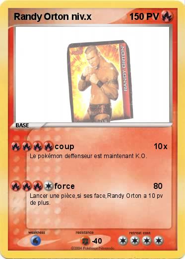 Pokemon Randy Orton niv.x