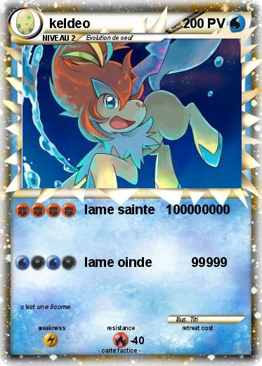 Pokemon keldeo