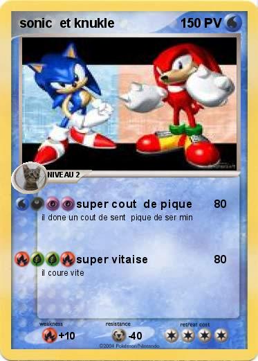 Pokemon sonic  et knukle