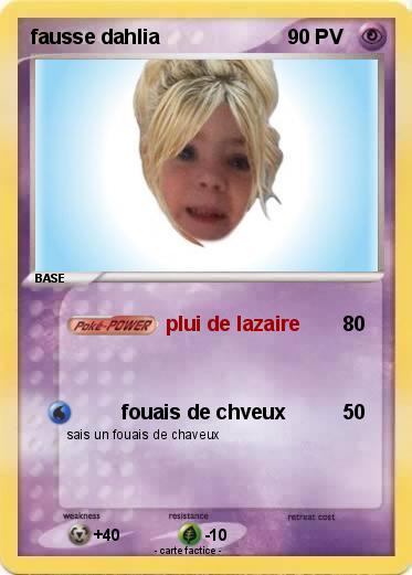 Pokemon fausse dahlia