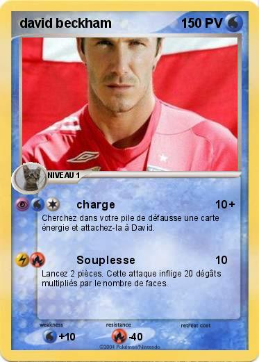 Pokemon david beckham