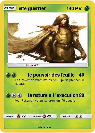 Pokemon elfe guerrier