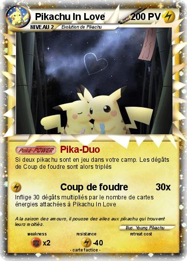 Pokemon Pikachu In Love
