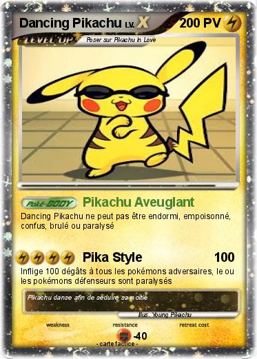 Pokemon Dancing Pikachu