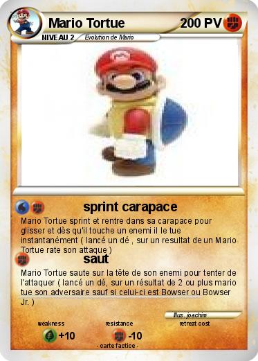 Pokemon Mario Tortue