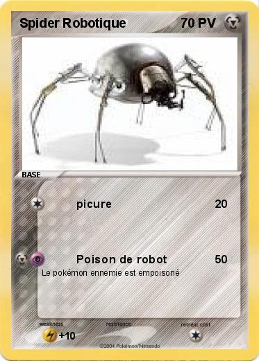 Pokemon Spider Robotique
