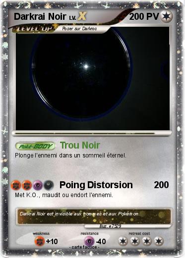 Pokemon Darkrai Noir
