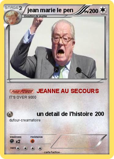 Pokemon jean marie le pen