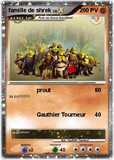 Pokemon famille de shrek