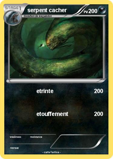 Pokemon serpent cacher