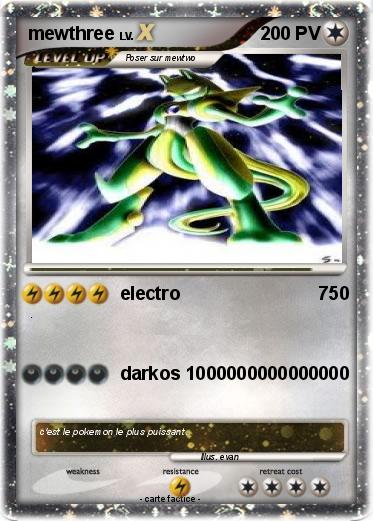 Pokemon mewthree