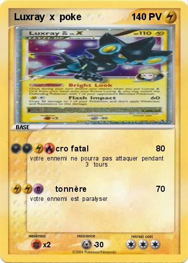 Pokemon Luxray  x  poke 