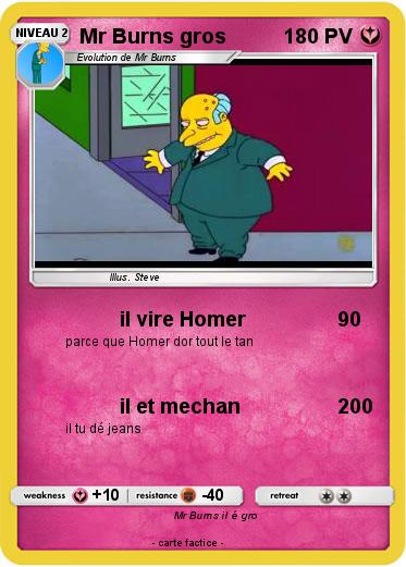 Pokemon Mr Burns gros