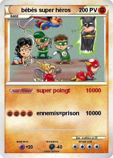 Pokemon bébés super héros