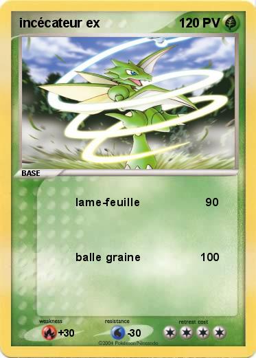 Pokemon incécateur ex