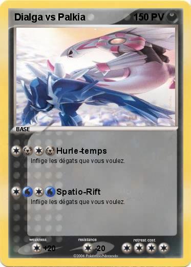 Pokemon Dialga vs Palkia