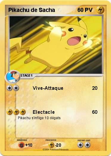 Pokemon Pikachu de Sacha