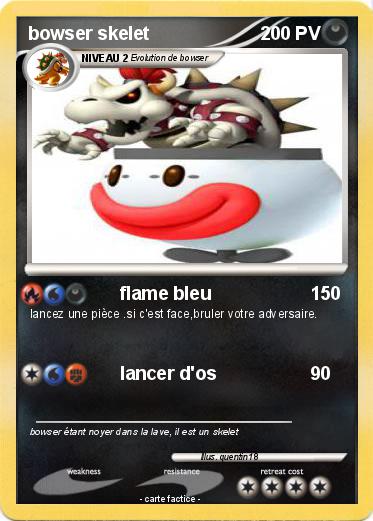 Pokemon bowser skelet