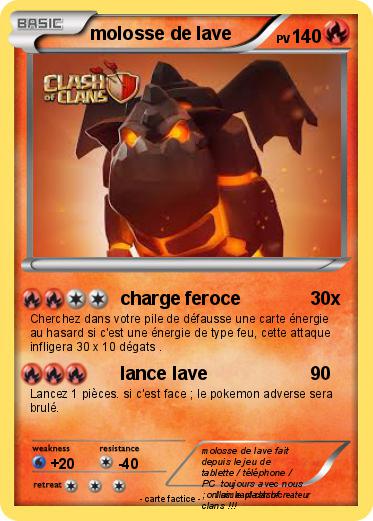 Pokemon molosse de lave
