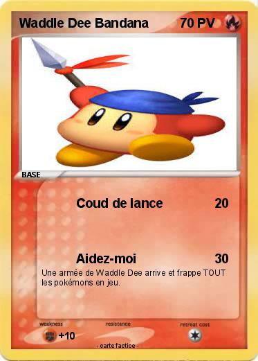 Pokemon Waddle Dee Bandana