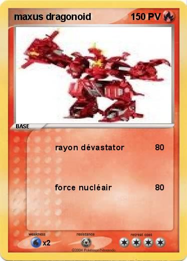 Pokemon maxus dragonoid