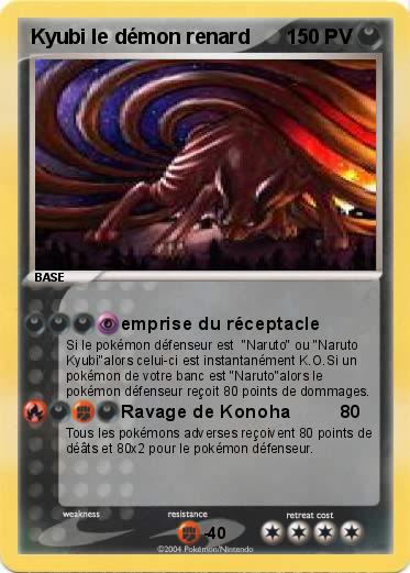 Pokemon Kyubi le démon renard 