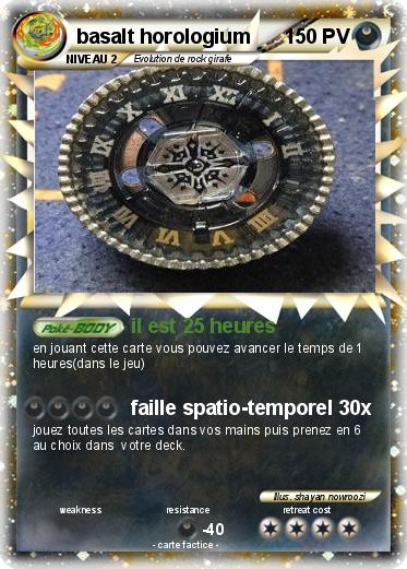 Pokemon basalt horologium