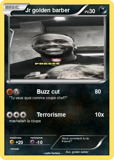 Pokemon Jr golden barber