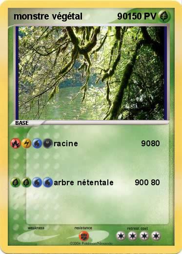 Pokemon monstre végétal              90