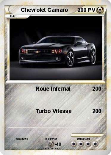 Pokemon Chevrolet Camaro
