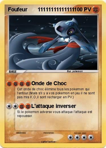 Pokemon Foufeur       11111111111111