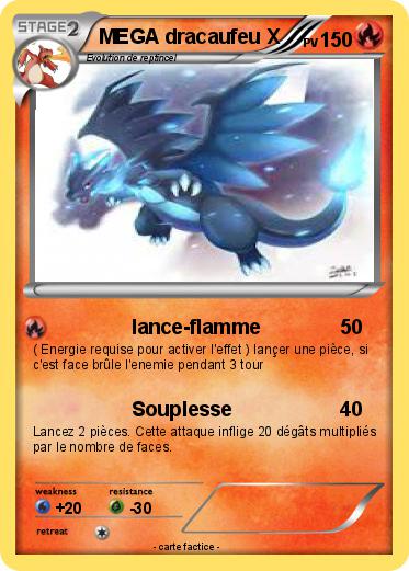 Pokemon MEGA dracaufeu X