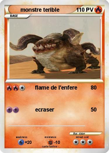 Pokemon monstre terible