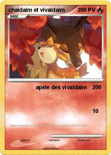 Pokemon chaidaim et vivaldaim
