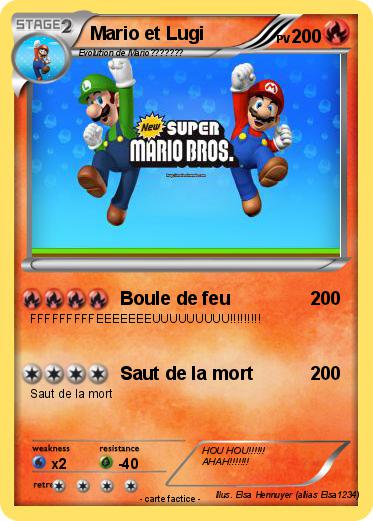 Pokemon Mario et Lugi