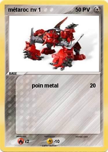 Pokemon métaroc nv 1