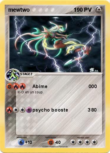 Pokemon mewtwo                             1
