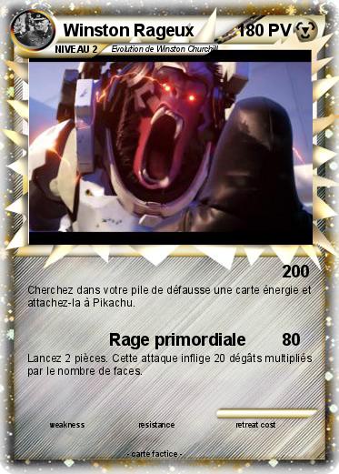 Pokemon Winston Rageux