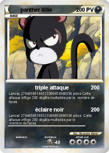 Pokemon panther lillie